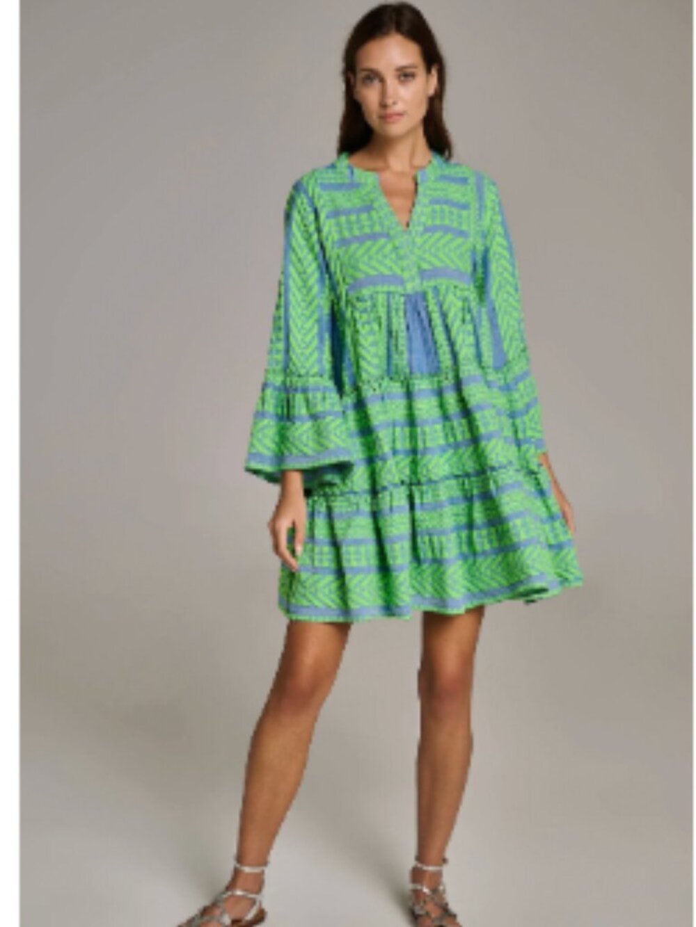 Devotion Twins Ella Dress Blue Green